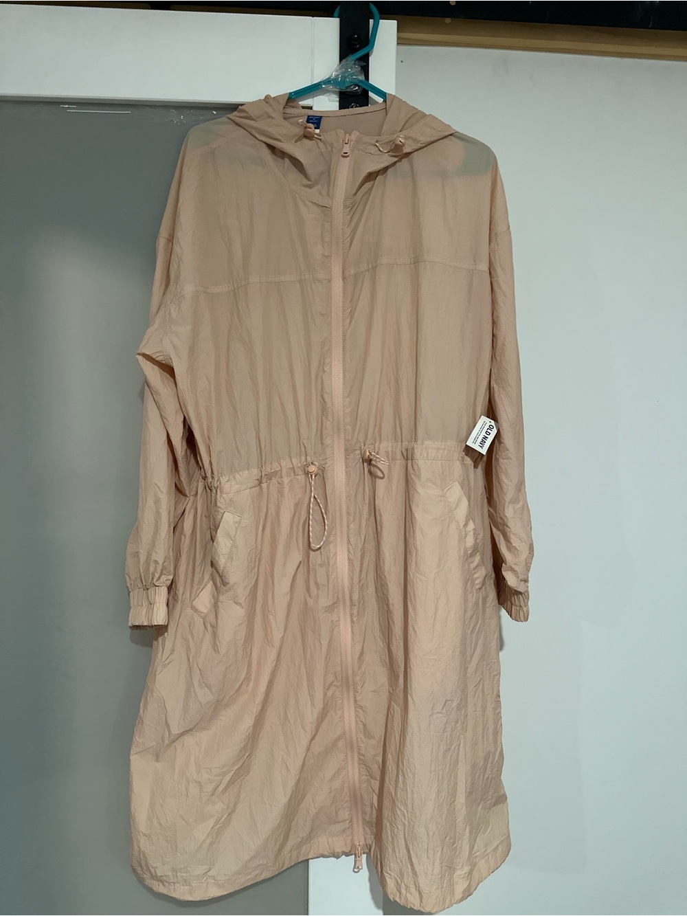 Old Navy Lightweight Hooded Trench Coat - Beige
